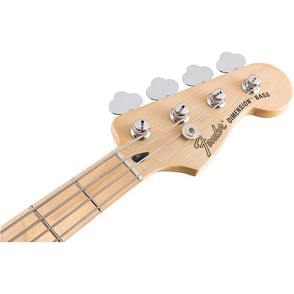 Fender Deluxe Active Dimension Bass Guitar, Maple Fingerboard Natural