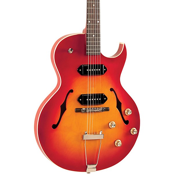 Open Box The Loar LH-302T Thinbody Archtop Cutway P90