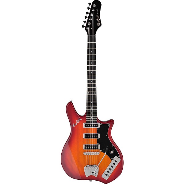 Open Box Hagstrom Retroscape Series Condor Electric Guitar Level 2 Cherry Sunburst 190839688187