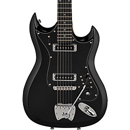 Open Box Hagstrom Retroscape Series H-II Electric Guitar Level 1 Gloss Black