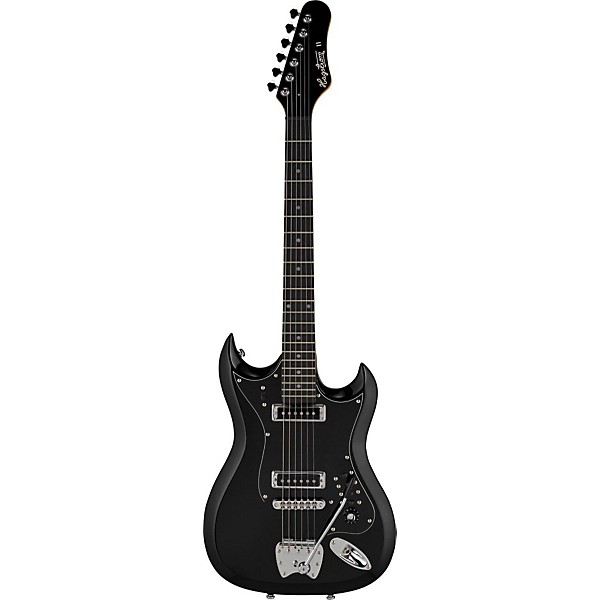 Open Box Hagstrom Retroscape Series H-II Electric Guitar Level 1 Gloss Black