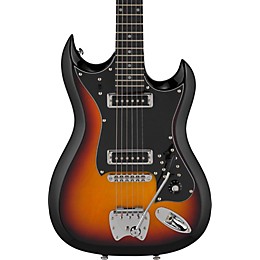 Open Box Hagstrom Retroscape Series H-II Electric Guitar Level 2 3-Tone Sunburst 190839293190