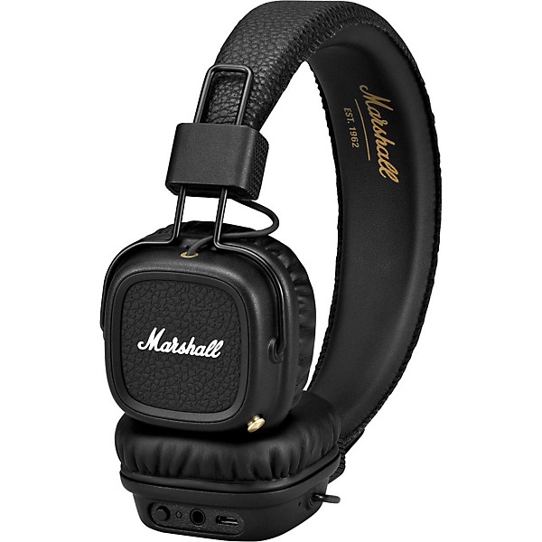 Marshall Major II Bluetooth Headphones Black | Guitar Center