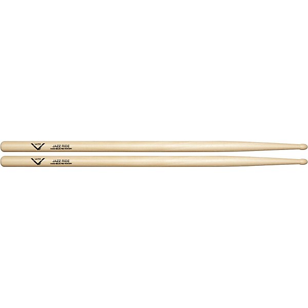 Vater American Hickory Jazz Ride Drumsticks Wood