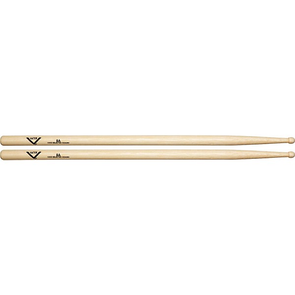 Vater American Hickory 8A Drum Sticks Wood