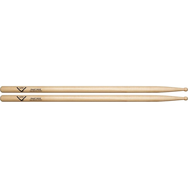 Vater American Hickory Phat Ride Drumsticks Wood