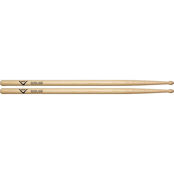 Vater American Hickory Super Jazz Drum Sticks Wood