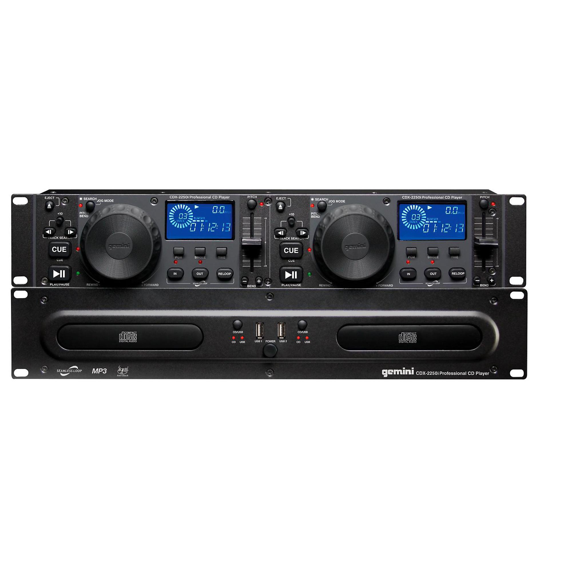 Open Box Gemini CDX-2250i Dual CD Player Regular 194744126048