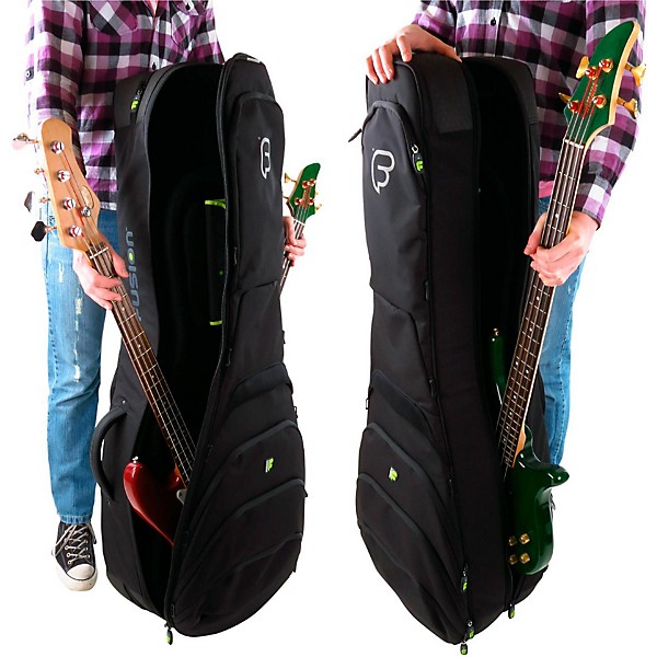 Open Box Fusion Urban UG-06-BK Double Electric Bass Guitar Gig Bag Level 1