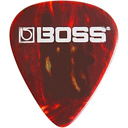 BOSS Shell Celluloid Guitar Pick Medium 12 Pack