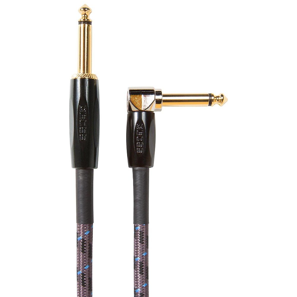 BOSS 1/4in Angle - Straight Instrument Cable 10 ft.