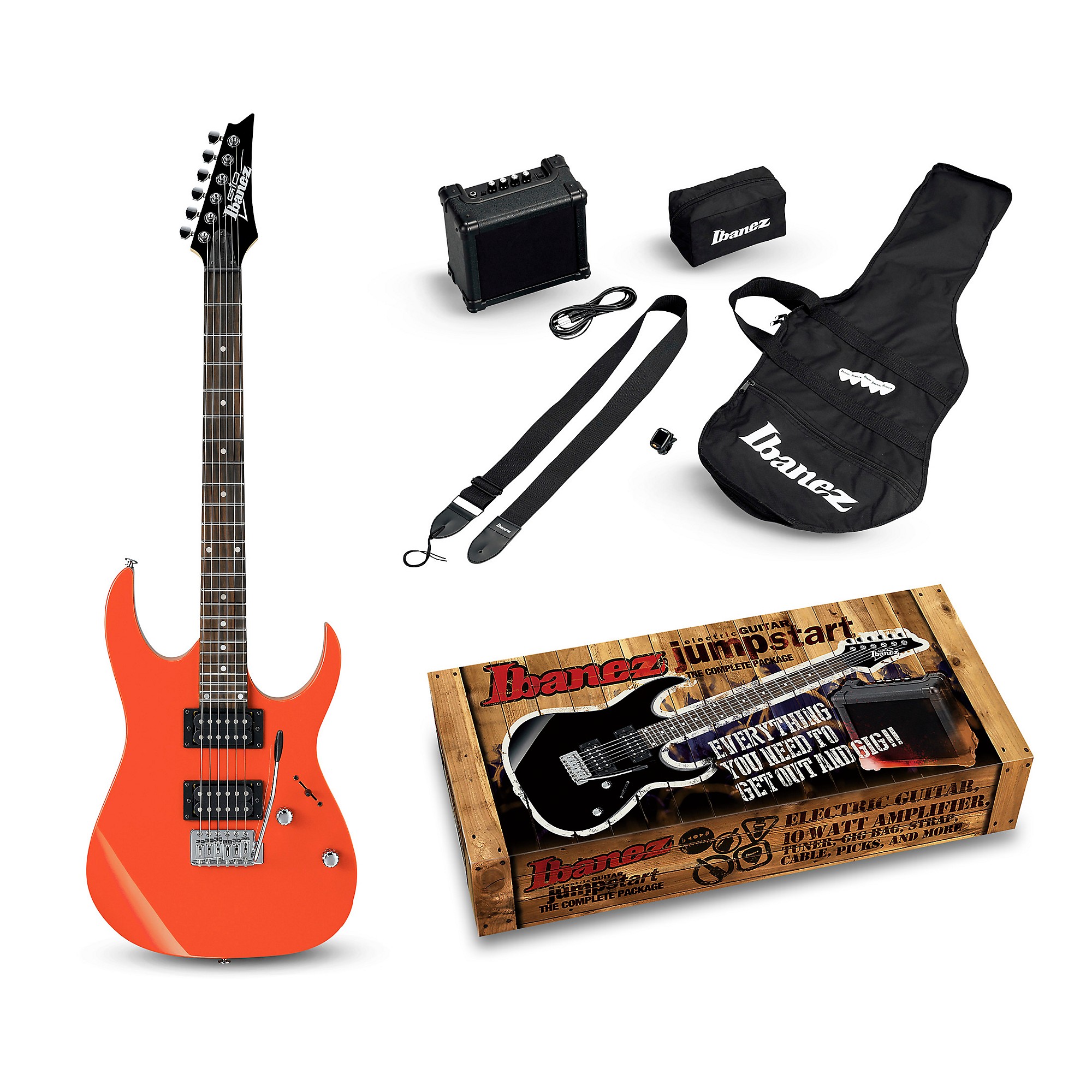 Ibanez IJRG220Z Electric Guitar Package Orange | Guitar Center