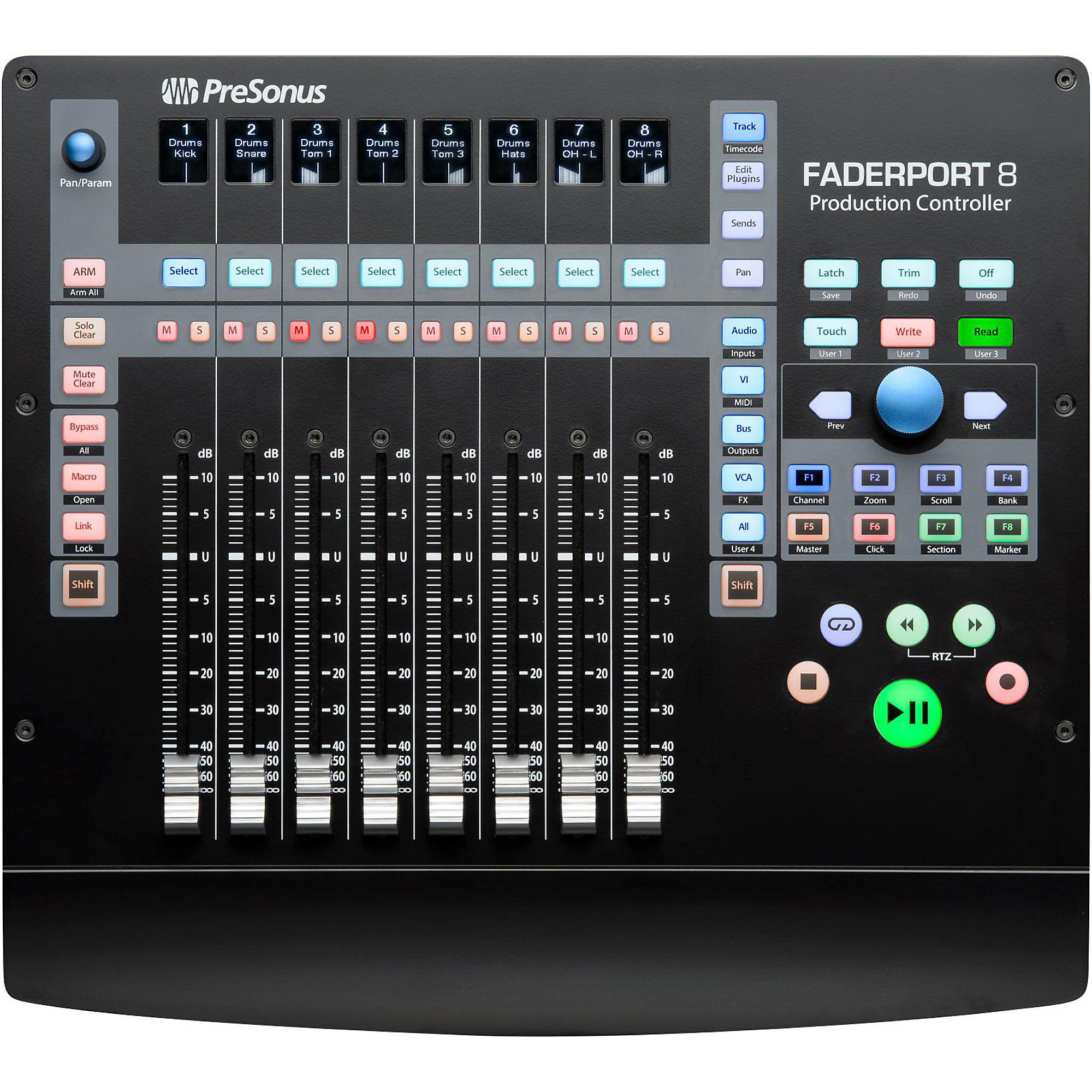 冬ギフト セ PreSonus Center Guitar | Controller DAW 8 FaderPort DTM・DAW