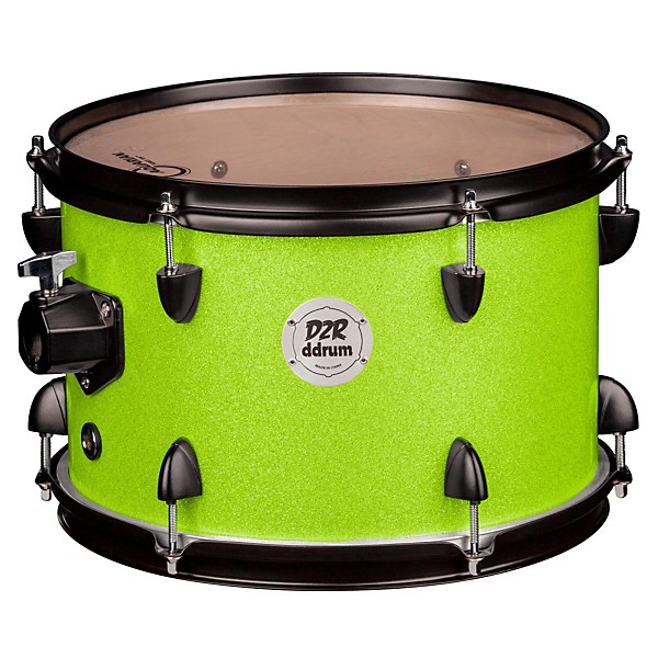 ddrum D2R Series Tom 10 x 7 in. Lime Sparkle
