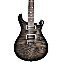 PRS Custom 24 Carved Figured Maple Top With Gen 3 Tremolo Solidbody Electric Guitar Charcoal Burst
