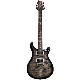 PRS Custom 24 Carved Figured Maple Top With Gen 3 Tremolo Solidbody Electric Guitar Charcoal Burst