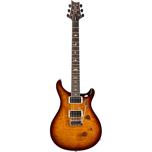 PRS Custom 24 Carved Figured Maple Top With Gen 3 Tremolo Solidbody Electric Guitar Mccarty Tobacco Sunburst