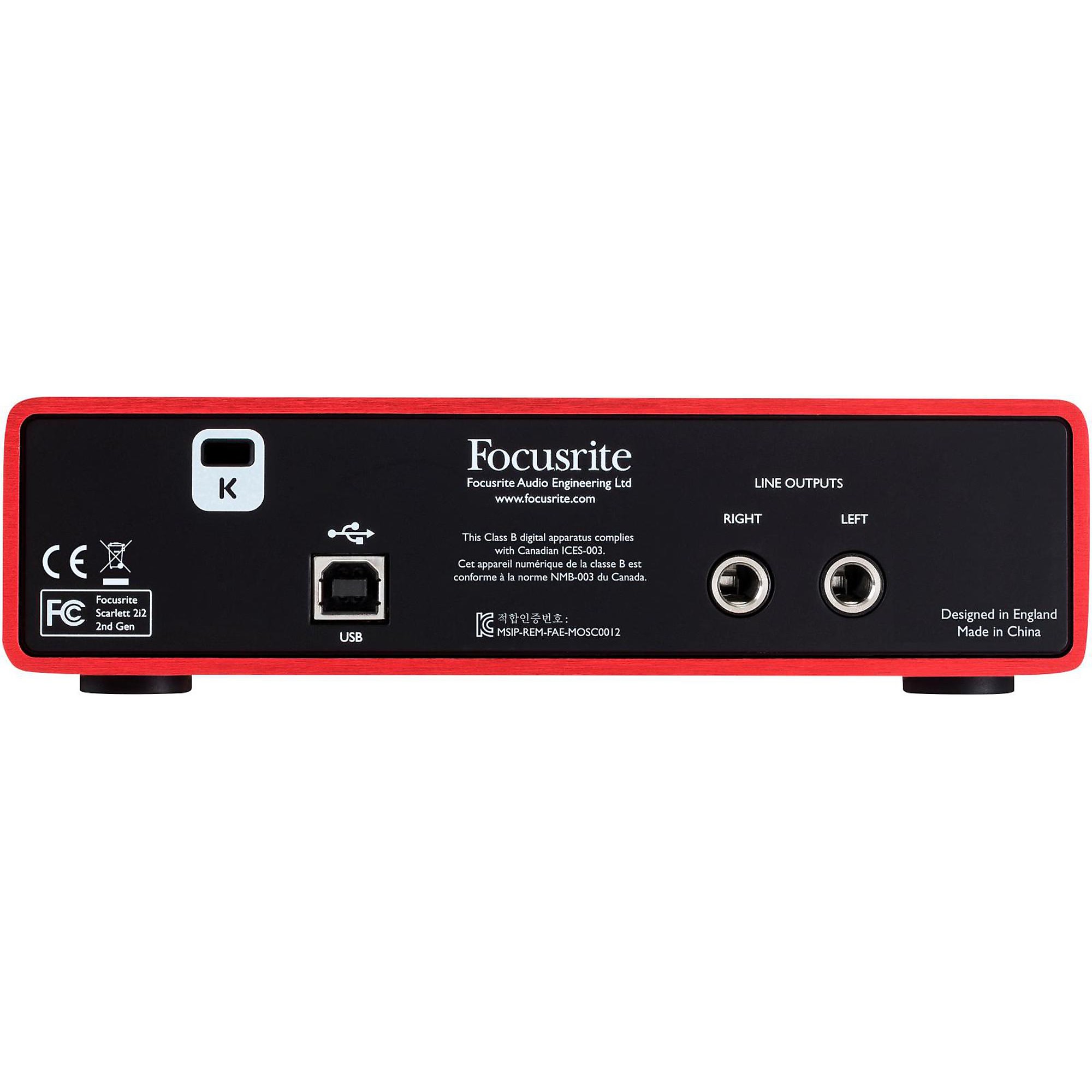 Focusrite 2i2 Recording Bundle with Blue Spark Mic | Guitar Center