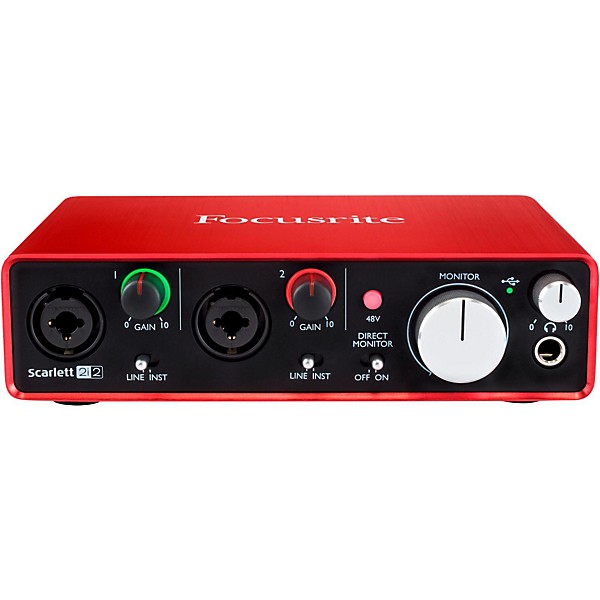 Focusrite 2i2 Recording Bundle with Blue Mic and Headphones