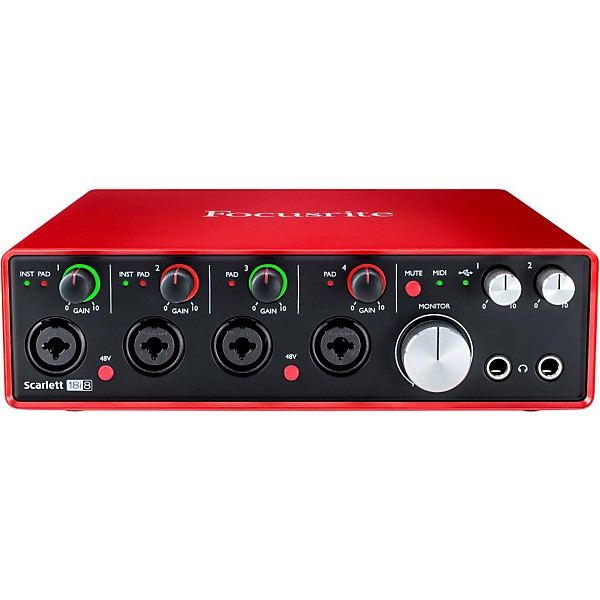 Focusrite OctoPre and 18i8 Recording Bundle with AKG M80mkII Headphones