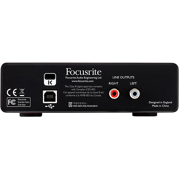 Focusrite Scarlett Solo Recording Bundle with Blue Spark Mic