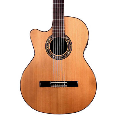 Kremona Verea Left-Handed Classical Acoustic-Electric Guitar Natural for sale