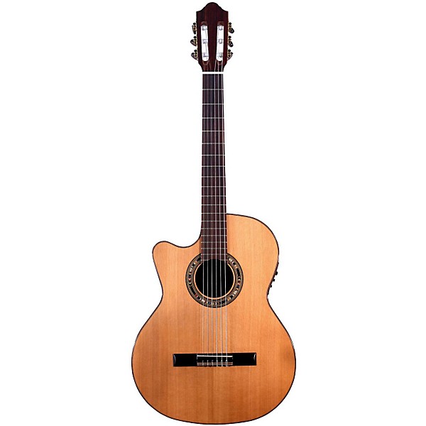 Kremona Verea Left-Handed Classical Acoustic-Electric Guitar Natural