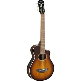 Open Box Yamaha APX Thinline 3/4 size Acoustic-Electic Guitar Level 2 Tobacco Sunburst 190839213952