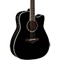 Open Box Yamaha FGX830C Folk Acoustic-Electric Guitar Level 2 Black 190839742391 thumbnail