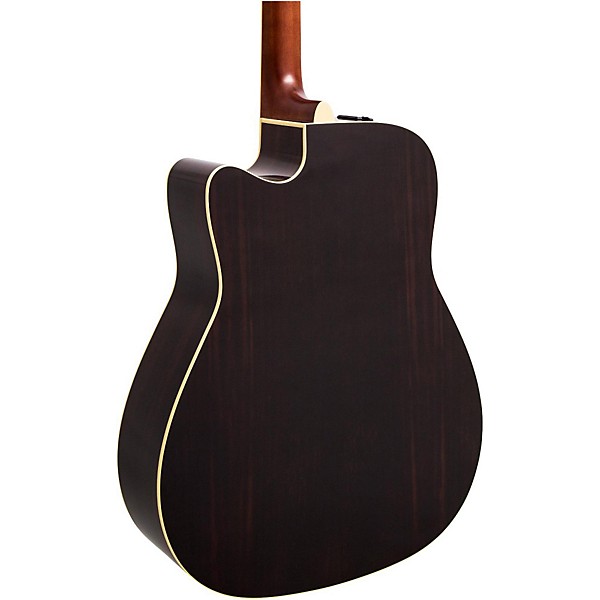 Open Box Yamaha FGX830C Folk Acoustic-Electric Guitar Level 2 Black 190839742391
