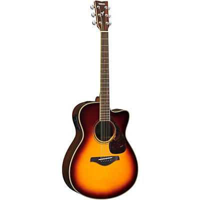 Yamaha Fsx830c Acoustic-Electric Guitar Brown Sunburst for sale