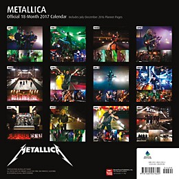 Browntrout Publishing Metallica 2017 Calendar