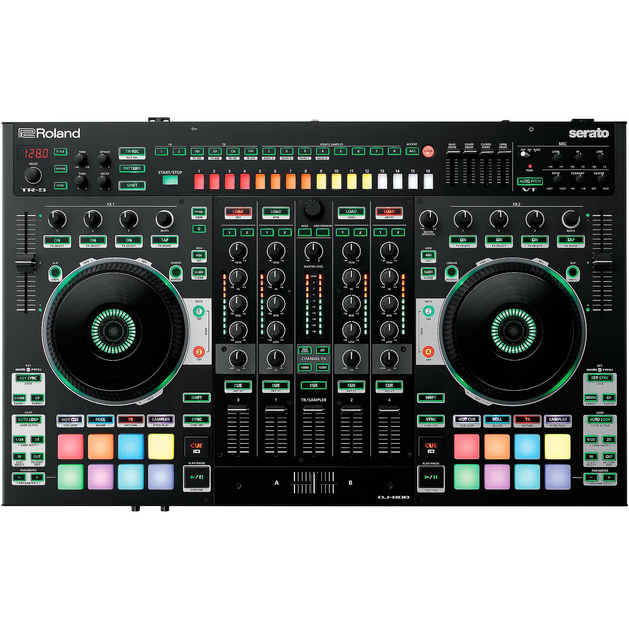 Roland DJ-808 DJ Controller | Guitar Center