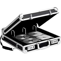 Vaultz Locking Media Binder 200 Count Black