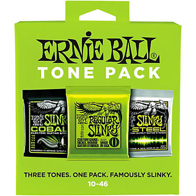 Ernie Ball Ernie Ball Regular Slinky Electric Guitar String Tone Pack for sale