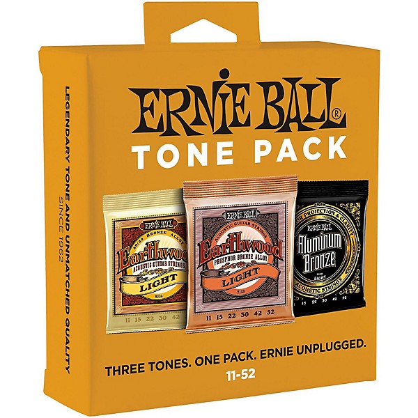 Ernie Ball Ernie Ball Light Acoustic Guitar String Tone Pack