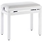 Stagg White Piano Bench With A White Velvet Top thumbnail