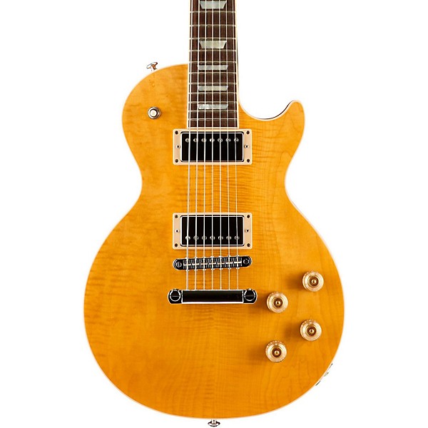 Gibson Les Paul Standard 7-String 2016 Limited Run Electric Guitar Translucent Amber