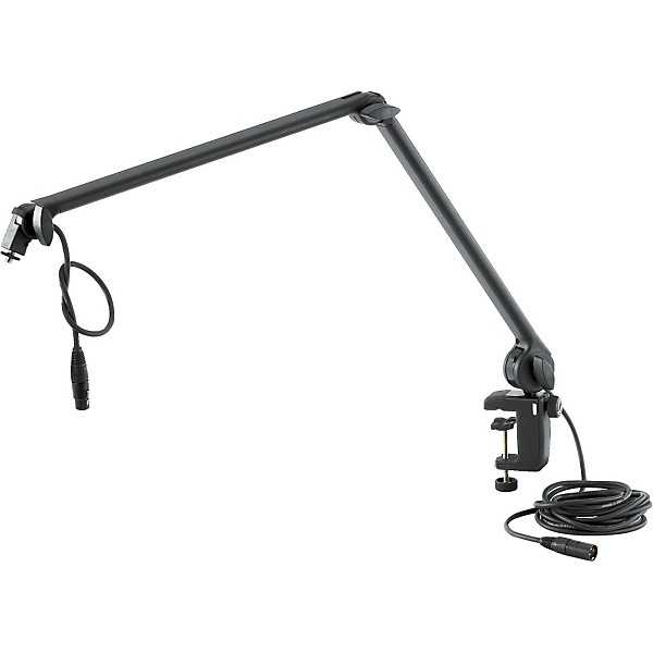 Open Box K&M Microphone Desk Arm - PRO Clamping w/XLR Connector Level 1