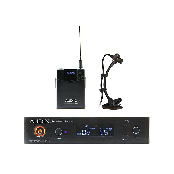 Open Box Audix AP41SAX Instrument Wireless System w/ ADX20i Clip-On Instrument Condenser mic Level 1 554-586 MHz