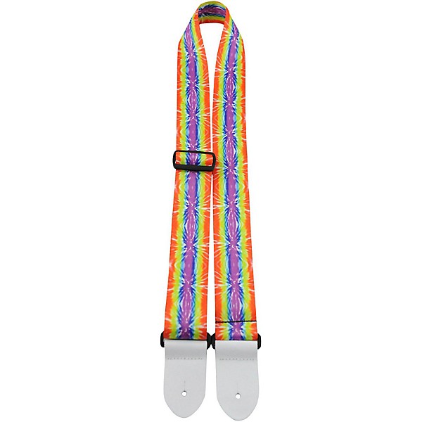 Perri's The Hippy Collection Polyester Guitar Straps Colorful Hippy 39 to 58 in.
