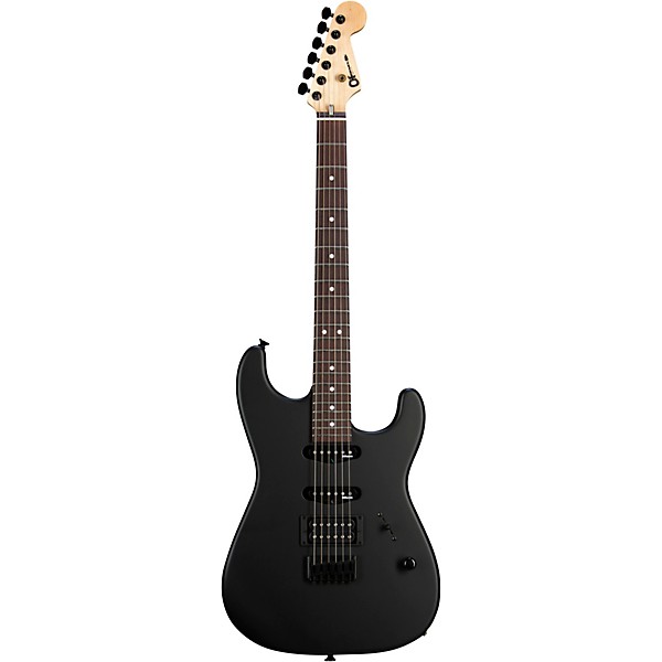 Charvel USA Select San Dimas HSS Hardtail Rosewood Fingerboard Electric Guitar Pitch Black