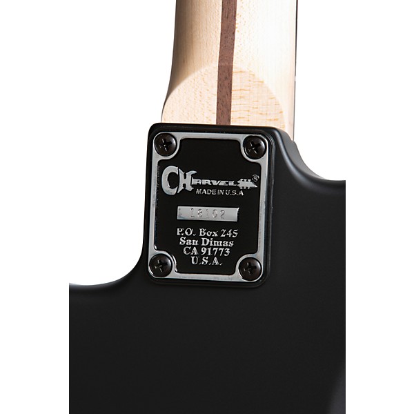 Charvel USA Select San Dimas HSS Hardtail Rosewood Fingerboard Electric Guitar Pitch Black