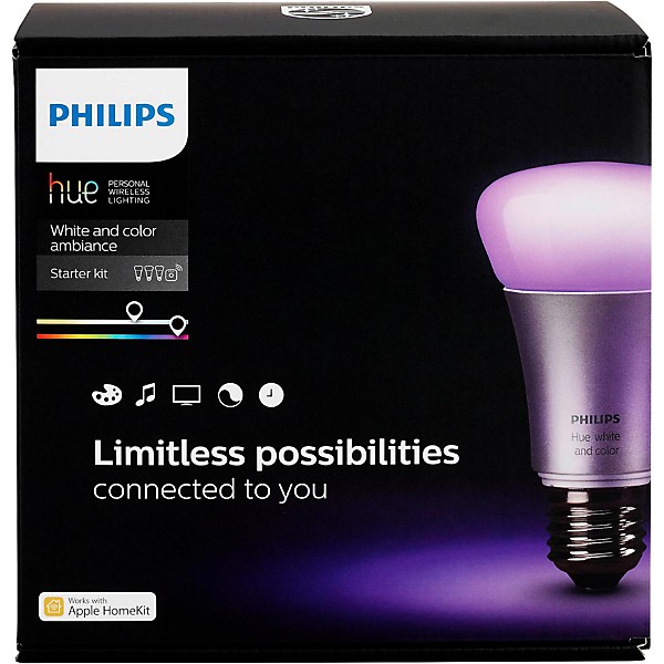 Philips Hue White and Color Ambiance Starter Kit A19