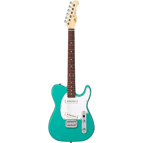 Open Box G&L ASAT Special Rosewood Fingerboard Electric Guitar Level 1 Belair Green 3-Ply White Pickguard