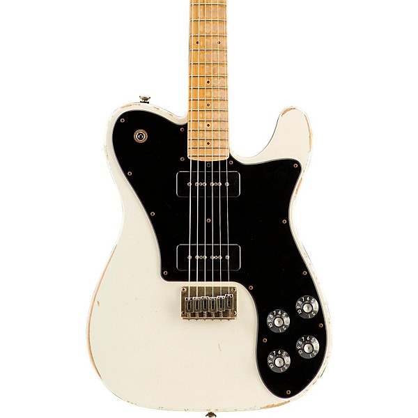 Friedman Vintage-T P90s Maple Fingerboard Electric Guitar Vintage White