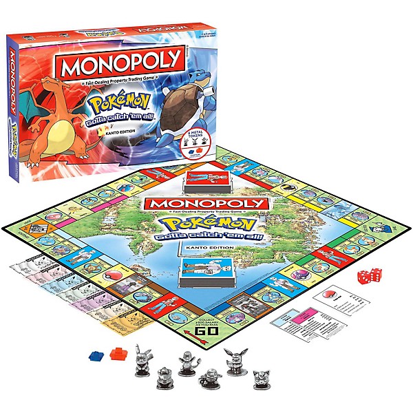 ポケモン モノポリー KANTO EDITION USAOPOLY MONOPOLY: Pokemon: Kanto Edition | Guitar Center