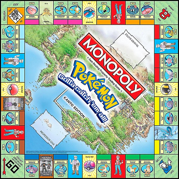 USAOPOLY MONOPOLY: Pokemon: Kanto Edition | Guitar Center