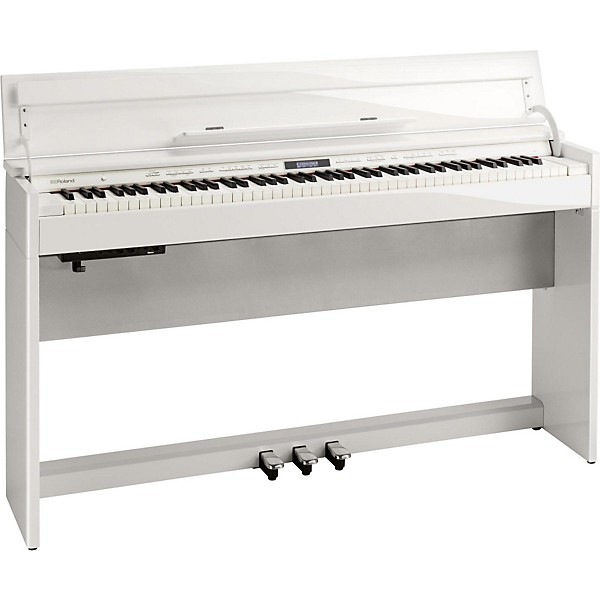 Roland DP603 Digital Home Piano Polished White White