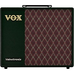 Open Box VOX Limited Edition Valvetronix VT40X BRG 40W 1x10 Guitar Modeling Combo Amp Level 1 British Racing Green
